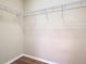 Walk-in closet with wire shelving for organization at 7508 Bentonshire Ave, Windermere, FL 34786