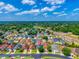 Overhead view of neighborhood with a pinpoint location to show the property's location at 3010 Egrets Landing Dr, Lake Mary, FL 32746