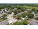 Aerial view of a community with tree-lined streets and well-maintained homes at 1062 Wickerwood St, Ocoee, FL 34761