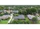 Beautiful aerial view of a home nestled among lush green trees in a quiet neighborhood at 1271 Old Mill Rd, Orlando, FL 32806