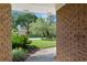 A view of the home's exterior from inside the front door at 1271 Old Mill Rd, Orlando, FL 32806