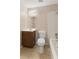Bathroom with vanity, toilet and tiled shower/tub combination at 212 Homewood Dr, Sanford, FL 32773