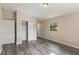 Bedroom with wood-look flooring and large closet at 212 Homewood Dr, Sanford, FL 32773