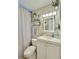Modern bathroom featuring a new vanity, updated lighting, and a shower-tub combination at 3130 S Bumby Ave # S, Orlando, FL 32806