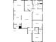 Detailed floorplan showcasing the layout of the home's rooms, including bedrooms, bathrooms, kitchen and living areas at 612 Doe Cove Pl, Apopka, FL 32703