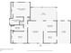 Detailed floor plan showcasing the layout of the home, including bedrooms, bathrooms, and living areas at 10849 William Tell Dr, Orlando, FL 32821