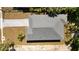 Overhead view of the roof and the driveway, featuring a well maintained property at 1119 W 7Th St, Sanford, FL 32771