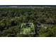Aerial view of a lot surrounded by lush, mature trees in a peaceful neighborhood at 1315 E 24Th St, Sanford, FL 32771