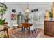 Cozy dining room with vintage furniture, natural light from the windows, and decorative wall art at 1315 E 24Th St, Sanford, FL 32771