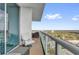 The clear skies make for a bright view from this beautiful condo balcony at 150 E Robinson St # 2111, Orlando, FL 32801