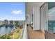Enjoy this beautiful balcony overlooking the city, lake, and park from the comfort of cushioned seating at 150 E Robinson St # 2111, Orlando, FL 32801