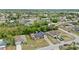 An aerial shot showcasing a single-Gathering home in a residential neighborhood with lush trees and well-kept yards at 2311 Alton Rd, Deltona, FL 32738