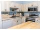 Well-maintained kitchen with stainless steel appliances and decorative tile backsplash at 314 Windmeadows St # 314, Altamonte Springs, FL 32701