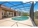 Gorgeous screened pool area with patio, offering a private outdoor space for relaxation and recreation at 4047 Lillian Hall Ln, Orlando, FL 32812