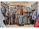 Walk-in closet with well-organized storage, shelving, and hanging space for clothes and accessories at 4052 Gilder Rose Pl, Winter Park, FL 32792