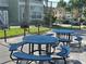 Outdoor picnic area with tables and grills, perfect for community gatherings in a residential community at 8704 Knightsbridge Ct # B, Kissimmee, FL 34747