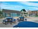 Community playground with picnic tables and play equipment at 8719 Rockingham Ter # B, Kissimmee, FL 34747