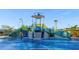 Community splash pad with slides and unique water features for to enjoy at 8811 Bally Neal Loop, Davenport, FL 33896