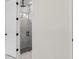 Bathroom featuring a glass enclosed shower with marble tile and pebble floor at 13619 Sw 78Th Place, Dunnellon, FL 34432
