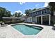 Beautiful pool next to the home with an expansive patio area for relaxing and entertaining at 1462 Mt Laurel Dr, Winter Springs, FL 32708