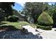 Backyard view of an outdoor building and a brick patio at 1462 Mt Laurel Dr, Winter Springs, FL 32708