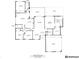 Detailed floor plan showcasing the layout of the home, including the bedrooms, bathrooms, and living spaces at 1600 N Wind Ct, Winter Springs, FL 32708