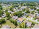 Scenic aerial shot of a neighborhood showcasing lush green landscapes and well-maintained homes at 2203 Essex Dr, Ocoee, FL 34761