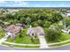 Aerial view of a well-maintained single-Gathering home with lush landscaping at 2888 Middleton Cir, Kissimmee, FL 34743