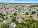 Expansive aerial view of a residential neighborhood, featuring mature trees and serene lakes at 2888 Middleton Cir, Kissimmee, FL 34743