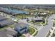 Aerial view of the property shows its proximity to the community pool and recreational amenities at 3077 Nottel Dr, St Cloud, FL 34772