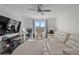 Bonus room featuring plush carpet, neutral paint, and a modern ceiling fan at 3077 Nottel Dr, St Cloud, FL 34772