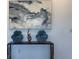 Modern interior decor featuring abstract painting, artistic pieces, and console table at 5161 Kingwell Cir, Oviedo, FL 32765