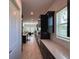 Modern kitchen with black cabinets, new countertops, and stainless appliances at 5161 Kingwell Cir, Oviedo, FL 32765