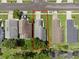 Aerial view of the property with the boundaries highlighted at 5729 Norman H Cutson Dr, Orlando, FL 32821