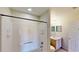 Clean and functional bathroom featuring a tub/shower combination, vanity, and essential fixtures at 8520 La Isla Dr, Kissimmee, FL 34747