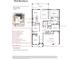 This floor plan showcases a first-floor layout, including a kitchen, dining area, and great room at 1454 Pinecliff Dr, Apopka, FL 32703