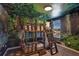 Fun forest-themed bunk bed room with a custom wooden bunk bed and unique décor for an adventurous getaway at 1533 Flange Dr, Davenport, FL 33896