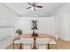 Elegant dining room featuring stylish lighting and modern decor at 2301 Finwick Ct, Kissimmee, FL 34743