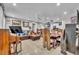 Bright living room and dining area featuring tile flooring and ceiling fan for comfortable living at 4740 Walden Cir # 28, Orlando, FL 32811