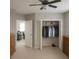 Bedroom with closet, dresser and drum set in adjacent room at 5107 Appenine W Loop, St Cloud, FL 34771