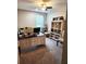 Office with a ceiling fan, desk and a hutch at 5107 Appenine W Loop, St Cloud, FL 34771