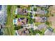 An aerial view of a beautiful community, highlighting a property's location at 5365 Bowman Dr, Winter Garden, FL 34787