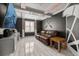 Stylish basement showcasing a Star Wars theme, modern lighting, and a cozy seating area at 5365 Bowman Dr, Winter Garden, FL 34787