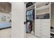 Organized walk-in closet with shelving and drawers, offering ample storage space at 5365 Bowman Dr, Winter Garden, FL 34787