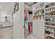 Organized walk-in closet with shelving and drawers, offering ample storage space at 5365 Bowman Dr, Winter Garden, FL 34787