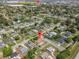 Aerial view of residential neighborhood location near International Drive at 7701 Cassino Ave, Orlando, FL 32819