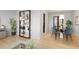 Open living space featuring modern decor, neutral colors and wood laminate floors at 815 W Yale St, Orlando, FL 32804