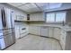 Updated kitchen featuring stainless steel refrigerator, white cabinets, and updated appliances at 126 Ingram Cir, Longwood, FL 32779