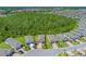 Aerial view of a single-Gathering home at 1392 Lombardi Ct, Kissimmee, FL 34759