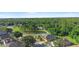 Aerial view of residential street with well-maintained homes surrounded by lush trees at 4102 Boca Woods Dr, Orlando, FL 32826